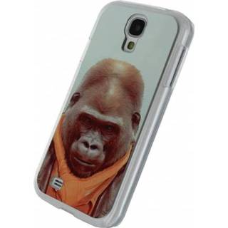 👉 Xccess Metal Plate Cover Samsung Galaxy S4 I9500/I9505 Funny Gorilla - 8718256801037