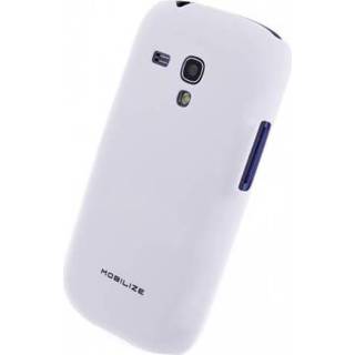 👉 Wit m Mobilize Cover Glossy Coating Samsung Galaxy SIII Mini I8190 White - 8718256035036