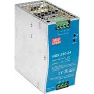 👉 Power supply 240 W SINGLE OUTPUT INDUSTRIAL DIN RAIL 24 V 10 A - Mean 5410329634179