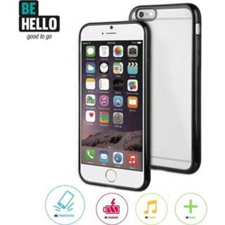 👉 Zwart BeHello iPhone 6 Plus Duo Case Anti Scratch Black - 8719075551349
