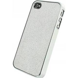 👉 Zilver Xccess Glitter Cover Apple iPhone 4/4S Silver - 8718256067549