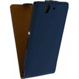 👉 Flipcase blauw Mobilize Ultra Slim Flip Case Sony Xperia Z Dark Blue - 8718256047626