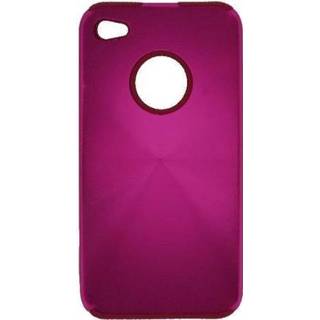 👉 Roze Xccess Metal Cover Deluxe Apple iPhone 4 Pink - 8718256011139