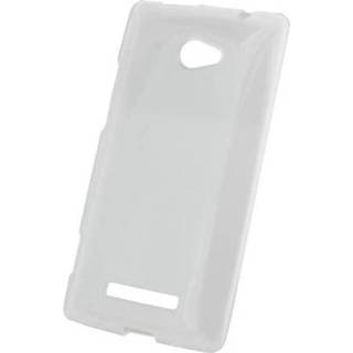 Transparent wit Xccess TPU Case HTC Windows Phone 8X White - 8718256035159