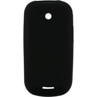 👉 Zwart silicone Xccess Case Samsung Galaxy 3 I5800 Black - 8718256013829