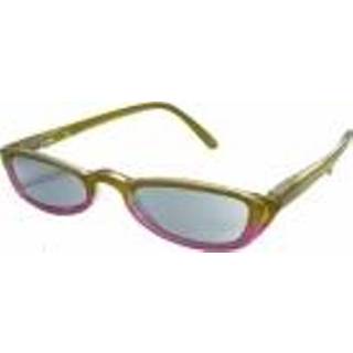 HIP Zonneleesbril groen/roze +3.0
