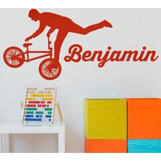 👉 Naamsticker BMX fietser