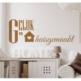 👉 Muursticker Geluk is Huisgemaakt