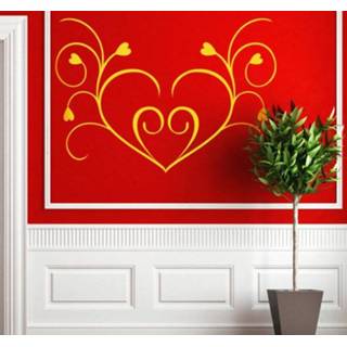 👉 Ornament Sticker hartjes liefde