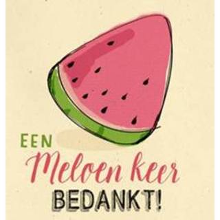 👉 Nederlands bruin Een meloen keer bedankt