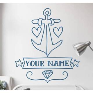 👉 Muursticker Anker met jou naam!