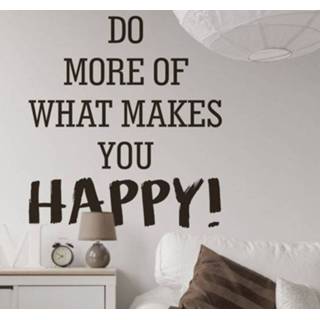 👉 Muursticker What Makes You Happy