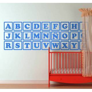 👉 Houten blok kinderen Sticker kind alfabet blokjes