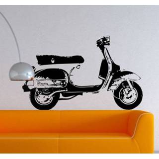 👉 Muursticker Vespa scooter