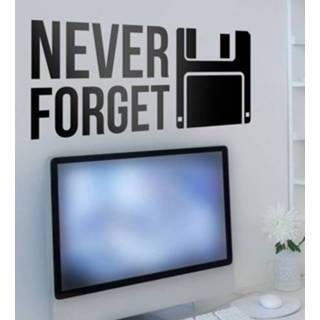 👉 Diskette Decoratieve Never Forget Muursticker