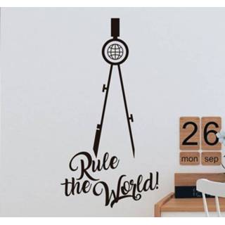 👉 Muursticker Architect Rule the World