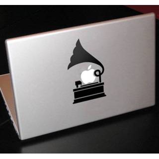 👉 Laptop sticker Gramófono apple