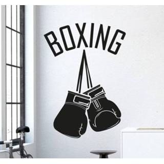 👉 Muursticker Boxing Bokshandschoenen