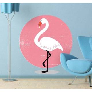 👉 Muursticker Flamingo