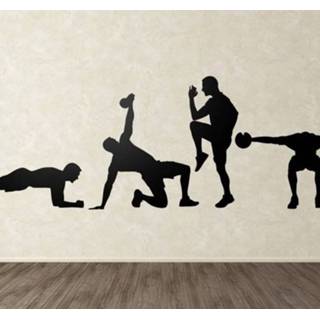 👉 Muursticker Fitness Bewegingen
