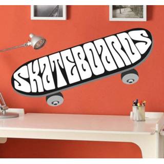 Muursticker skateboard