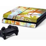 👉 Sticker Playstation 4 bloemen natuur