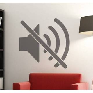 👉 Muursticker Decoratieve stilte icon