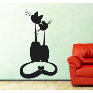 👉 Muursticker Katten Liefde