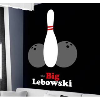 👉 Muursticker The big Lebowski bowling