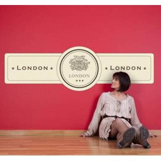 Muursticker London label