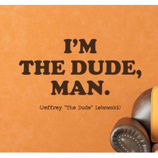 👉 Muursticker The Big Lebowski Dude