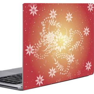 👉 Sticker laptop Chinese textuur bloemen