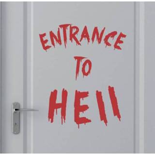 Muursticker Entrence to Hell