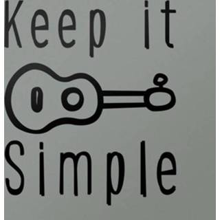 Muursticker muziek Keep It Simple