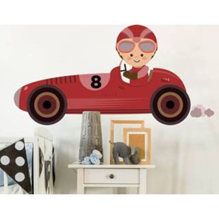 👉 Muursticker raceauto 8