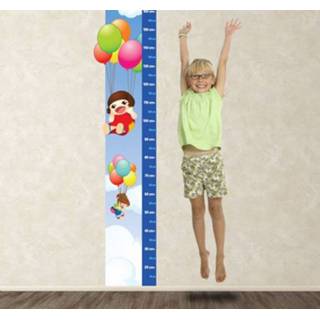 👉 Groeimeter kinderen Sticker ballonnen