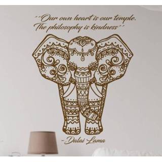 👉 Decoratiesticker Decoratie sticker olifant & filosofie
