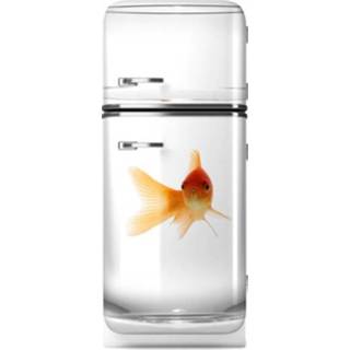 Sticker koelkast goudvis nl_A4943 Koelkast Sticker goudvis