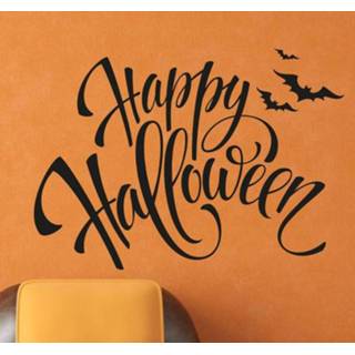 👉 Muursticker Happy Halloween.