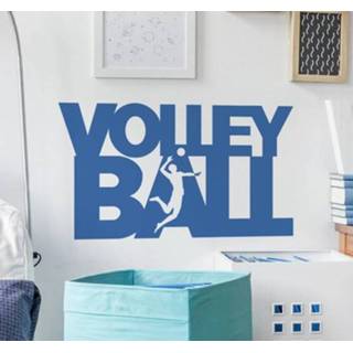 👉 Muursticker Volley Ball