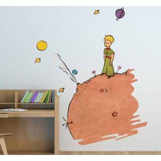 👉 Muursticker Tekening Kleine Prins