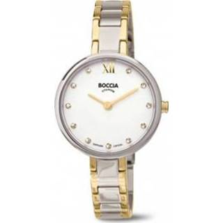 👉 Horloge titanium rond miyota voor dames zilver Boccia 4040066231235