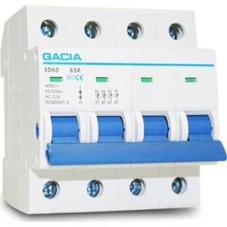 👉 GACIA SD60-425 lastschakelaar 4p 125A