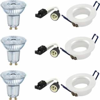 👉 Inbouwspot 3 LED inbouwspots 7.2W 2700K Serie Brest 7433647415433