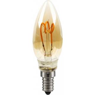 👉 Kaarslamp glas LED 135 lumen E14 3W dimbaar 6901029010398