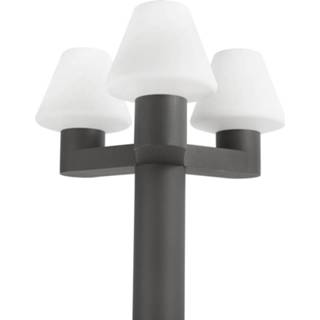 👉 Lantaarnpaal aluminium met drietal Mistu lampen 74436-74428 ESR