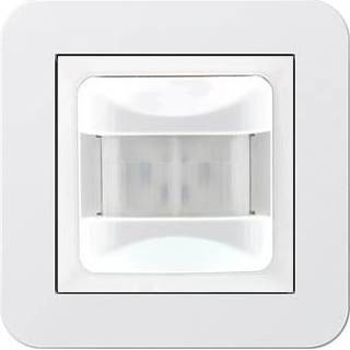 👉 Lichtschakelaar wit Automatische met afdekaam E3 Gira Design
