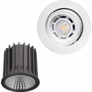 👉 Inbouwspot wit LED mat 400 lumen 2300 tot 2700K 230V kantelbaar