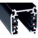 👉 Zwart aluminium KLEM sp rail, aluminium, zwart, (lxbxh) 3000x32.2x36.4mm, 3 groepen/fasen 8716643040700