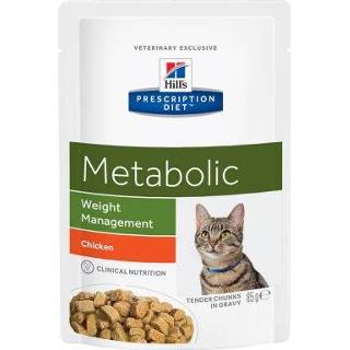 👉 Katten voer problemen met overgewicht Hill´s Prescription Diet Feline Metabolic Chicken Kattenvoer - 24 x 85 g